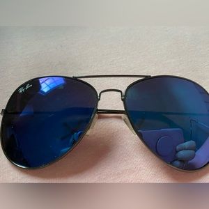 Ray Ban aviator blue sunglasses